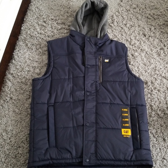 Caterpillar Other - Caterpillar mens hooded vest xl